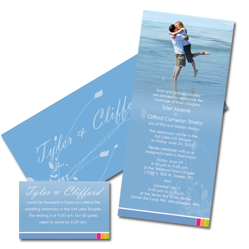 Tyler and Clifford Wedding Invite
